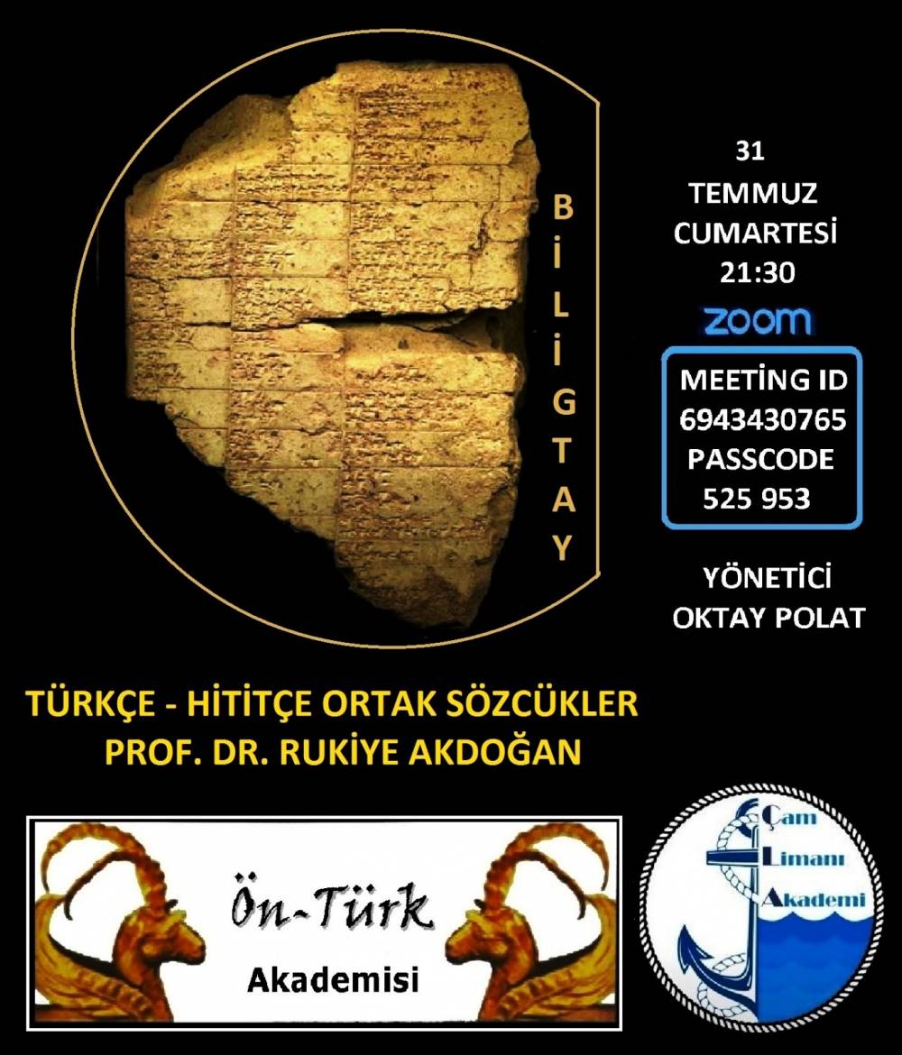 Hititce Türkçe Ortak Kelimeler, Ön-Türk Akademisi