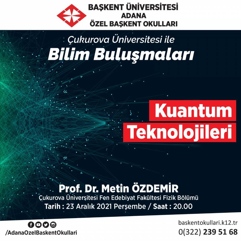 Bilim Buluşmaları: Kuantum Teknolojileri