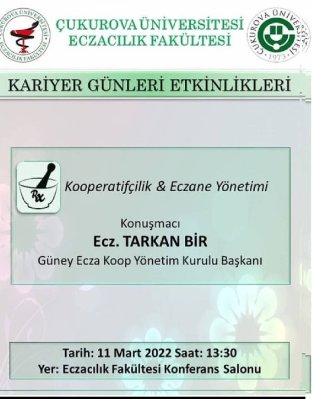 Kooperatifçilik & Eczane Yönetimi başlıklı seminer 