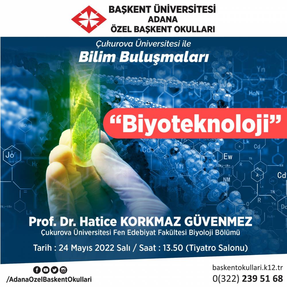 Bilim Buluşmaları : Biyoteknoloji