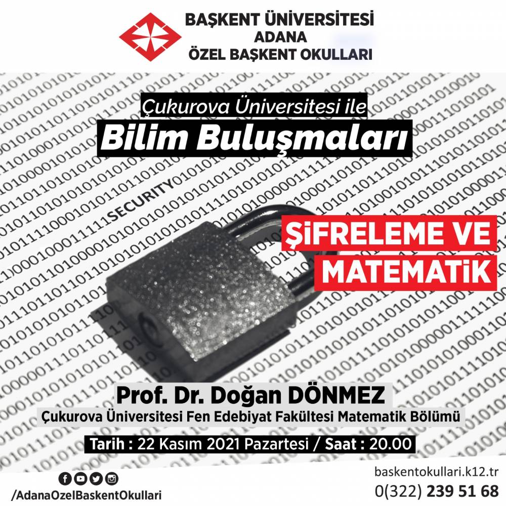 Bilim Buluşmaları : Şifreleme ve Matematik